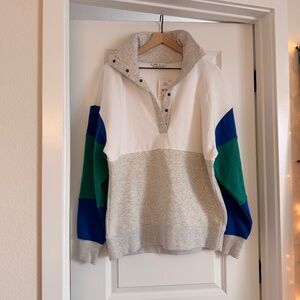 NWT DSG Front Snap Pullover Sweatshirt